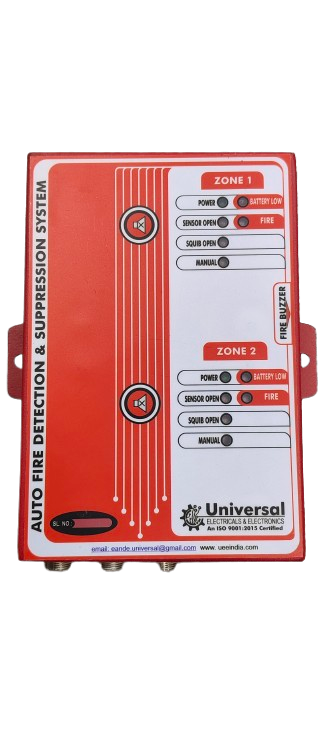 Dual Zone Auto Fire Detection & Suppression System